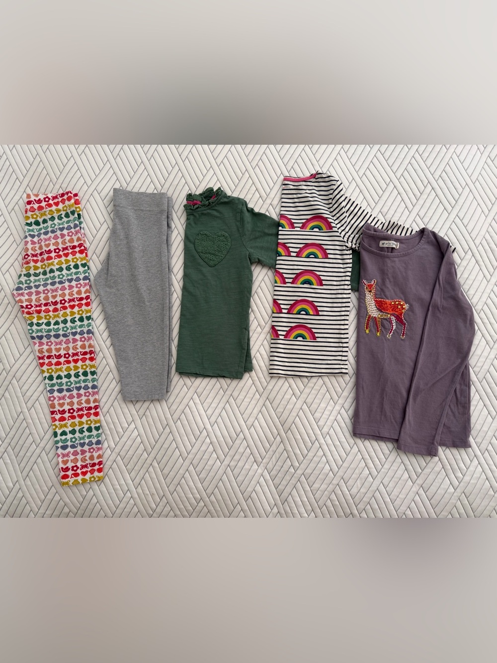 Mini Boden Girls 5 Pieces Outfits Lot Bundle